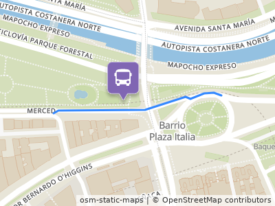 Mapa da parada