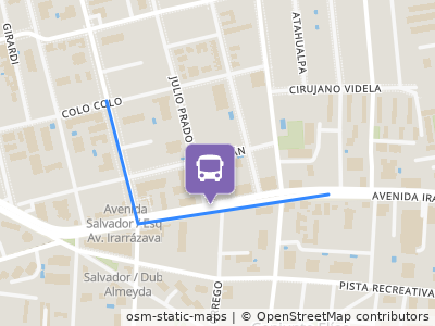 Mapa da parada