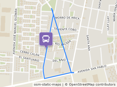 Mapa da parada