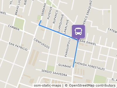 Mapa da parada