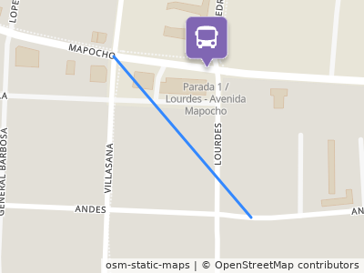 Mapa da parada