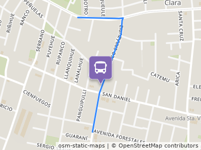 Mapa da parada
