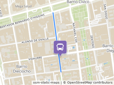 Mapa da parada
