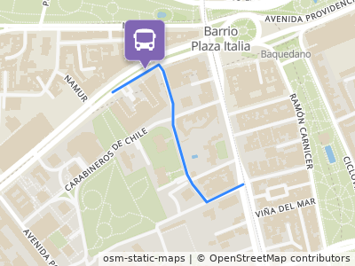 Mapa da parada