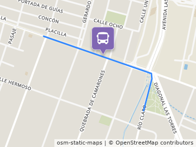 Mapa da parada