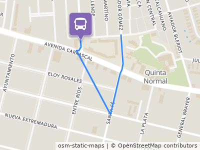 Mapa da parada