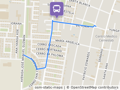 Mapa da parada