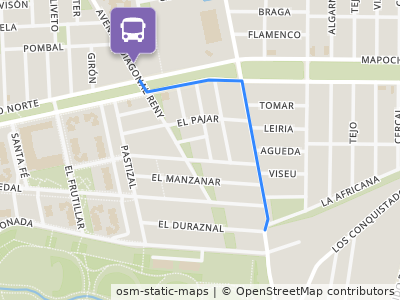 Mapa da parada