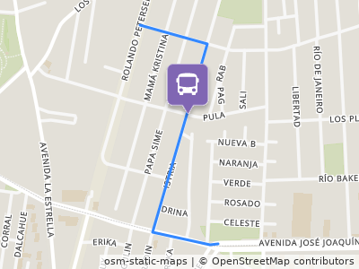 Mapa da parada