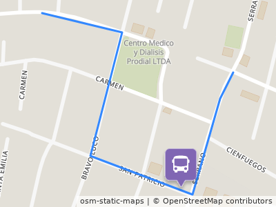 Mapa da parada