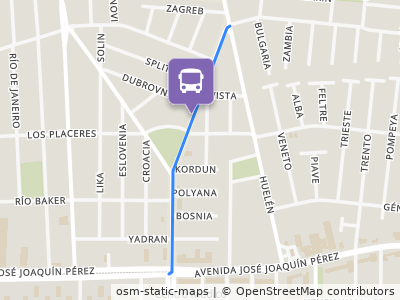 Mapa da parada