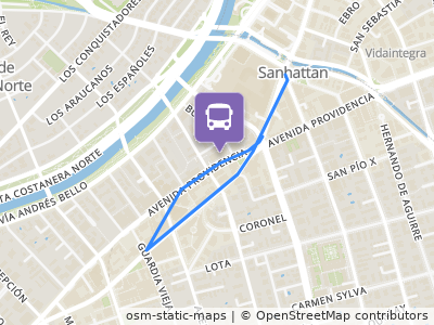 Mapa da parada