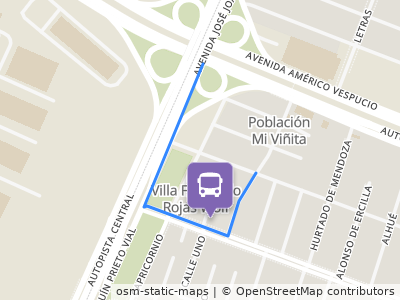 Mapa da parada