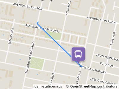 Mapa da parada