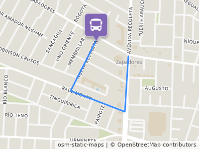 Mapa da parada