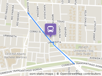 Mapa da parada