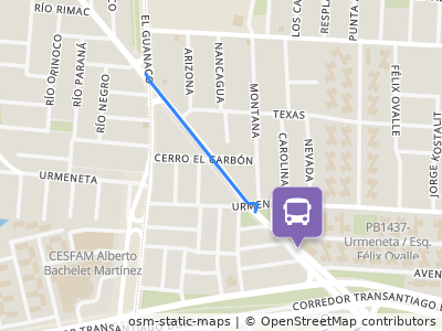 Mapa da parada