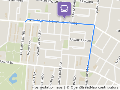 Mapa da parada