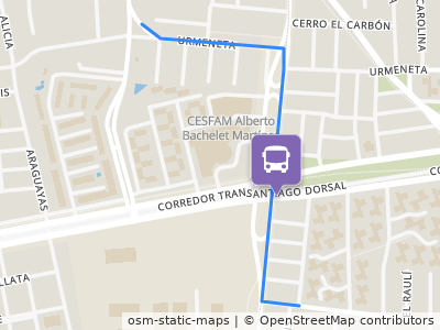 Mapa da parada