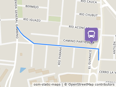 Mapa da parada