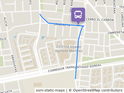 Mapa da parada