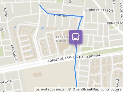 Mapa da parada