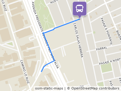 Mapa da parada