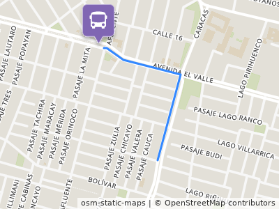 Mapa da parada