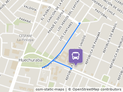 Mapa da parada