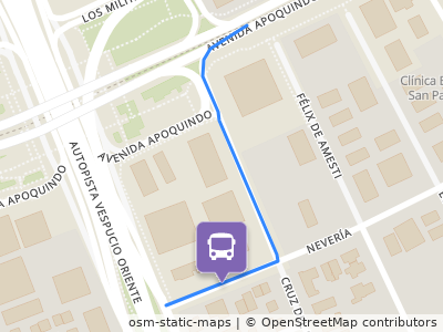 Mapa da parada