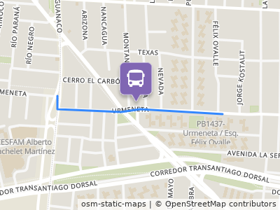 Mapa da parada
