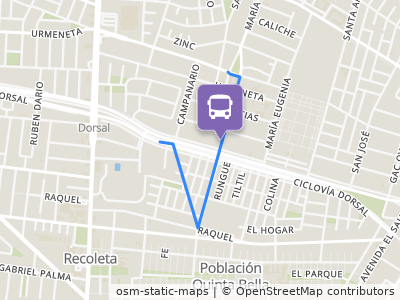 Mapa da parada