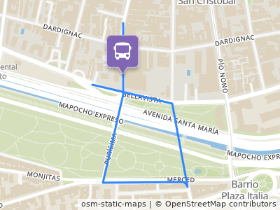Mapa da parada