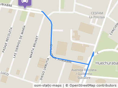Mapa da parada