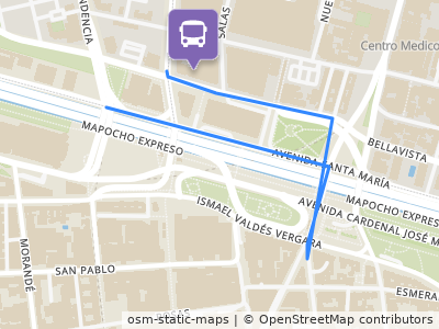 Mapa da parada