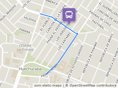 Mapa da parada