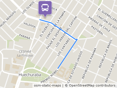 Mapa da parada