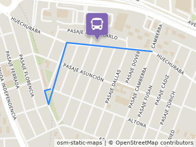 Mapa da parada