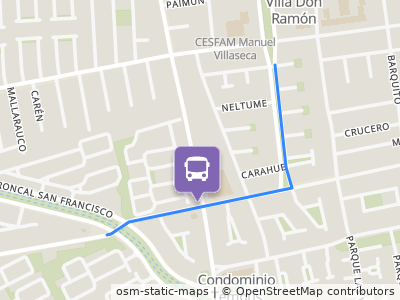 Mapa da parada