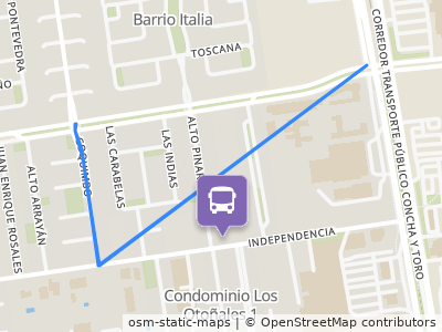 Mapa da parada