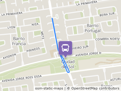 Mapa da parada