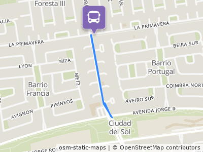 Mapa da parada