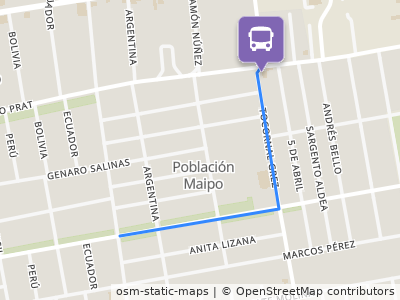 Mapa da parada
