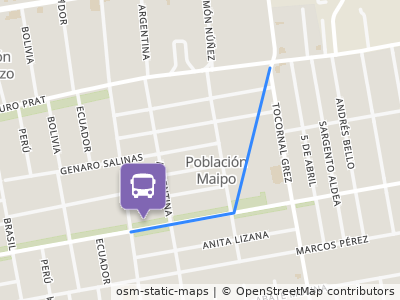 Mapa da parada