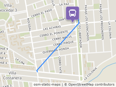 Mapa da parada
