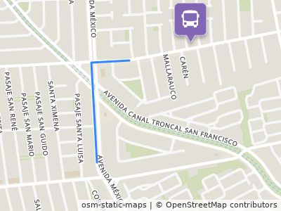 Mapa da parada
