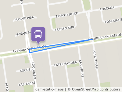 Mapa da parada