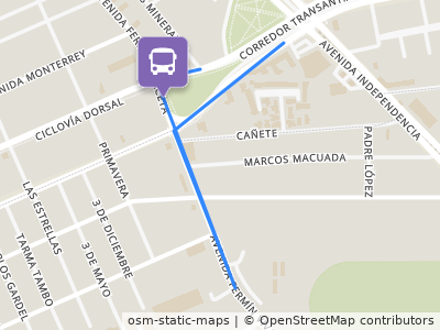 Mapa da parada