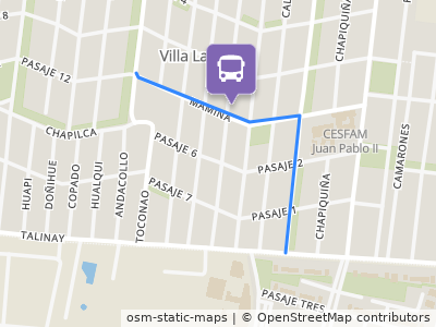 Mapa da parada