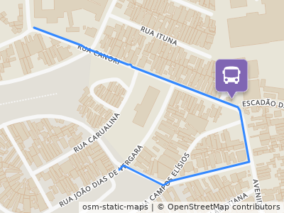 Mapa da parada